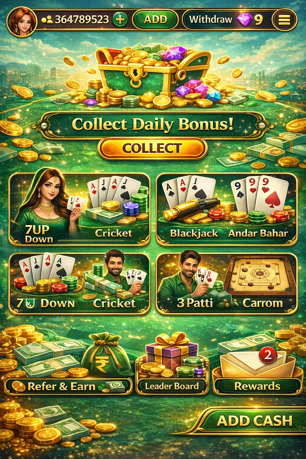 Casinority game